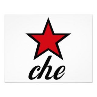 Red Star Che Guevara Personalized Invitations