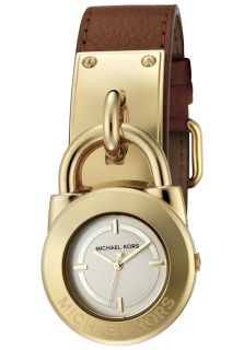Michael Kors MK2191  Watches,Womens Champagne Dial Brown Leather, Casual Michael Kors Quartz Watches