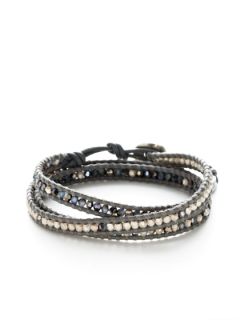 Sterling Silver & Crystal Wrap Bracelet by Chan Luu
