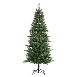 Sterling 6310 65M   6.5 FT LED BRENTWOOD PINE (200 MULTI F5 LTS 609 TIPS 36 IN. BASE)   Artificial Christmas Trees