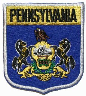 US State of Pennsylvania shield Flag Embroidered Applique Patch 