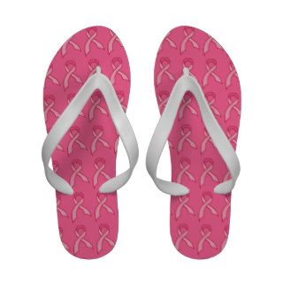 Pink Ribbon Sandal Flip Flops