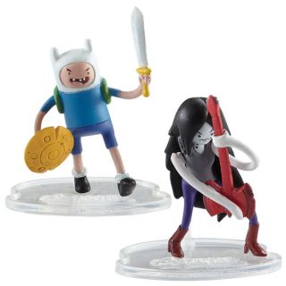 Adventure Time   2 Inch Figure Collectables   Finn and Marceline      Toys