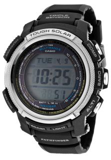 Casio PAW2000 1CR  Watches,Mens Pathfinder Digital Multi Function Black Resin, Casual Casio Quartz Watches