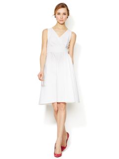 Cotton Wrap Bodice Dress by Valentino