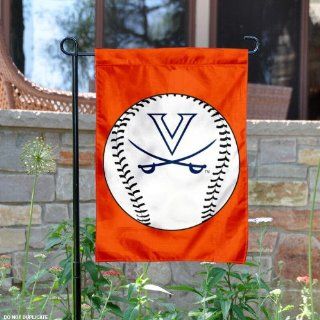 University of Virginia Baseball Garden Flag and Yard Banner  Sports Fan Outdoor Flags  Sports & Outdoors