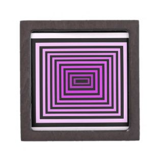 Twisted Brain Game Optical Illusion Purple Black Premium Gift Box