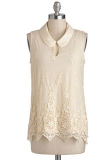 Queen Anne's Lacy Top  Mod Retro Vintage Short Sleeve Shirts