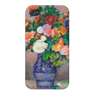 Flowers in a Vase Pierre Auguste Renoir painting iPhone 4/4S Cover