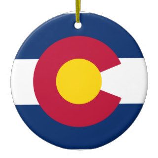 Colorado Flag Logo Ornaments