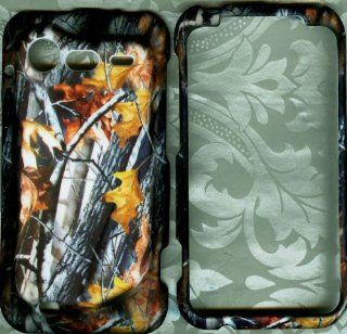 Camo tree rubberized Verizon HTC droid incredible 2 6350 phone cover Cell Phones & Accessories