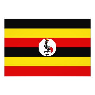 Uganda – Ugandan Flag Art Photo
