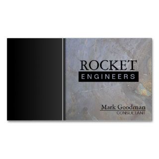 Engineer Consultant Business Card   Rock Texture