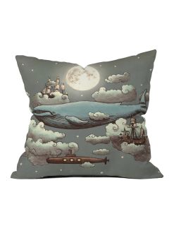 Terry Fan Ocean Meets Sky Throw Pillow by DENY Designs