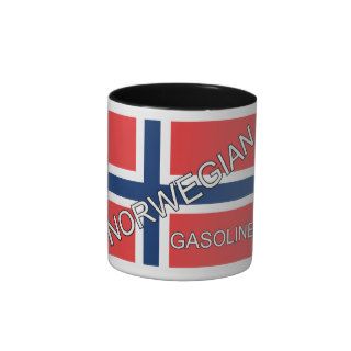 Norwegian Gasoline Flag Design Mug