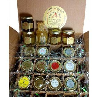 Honey 12 Jar Assortment 12 Different Honeys 2oz Jars  Raw Sage Honey  Grocery & Gourmet Food