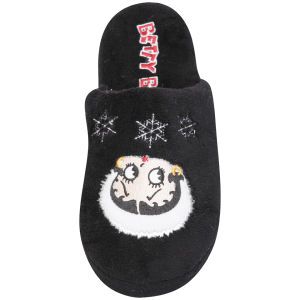 Betty Boop Womens Slippers   Black      Clothing