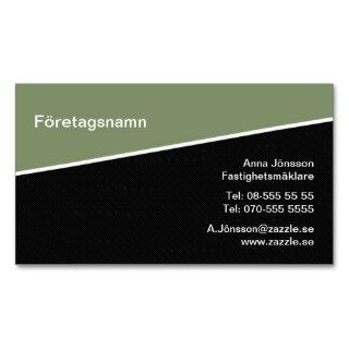 Randig modern visitkort business card template