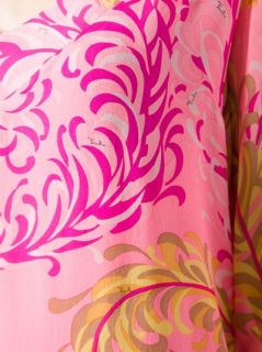 Emilio Pucci Vintage Floral Print Shift Dress