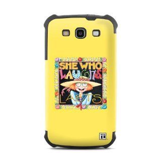 She Who Laughs Design Silicone Snap on Bumper Case for Samsung Galaxy S3 GT i9300 Cell Phone Cell Phones & Accessories