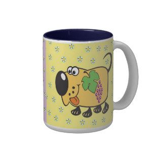 fruity dog and cat coffee mug