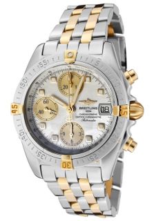 Breitling B1335812/A579 TT  Watches,Mens Windrider Auto/Mech Chrono White MOP Dial 18k Gold & Stainless Steel, Chronograph Breitling Automatic Watches