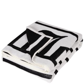 John Galliano Beach Towel   Black and White      Clothing