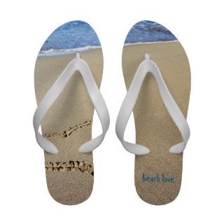 Beach Themed Flip Flops