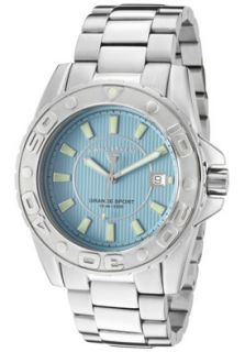 Swiss Legend 9100 12  Watches,Mens Grande Sport Light Blue Dial Stainless Steel, Casual Swiss Legend Quartz Watches