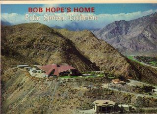 Bob Hope's Home Post Card Palm Springs 60's 70's 