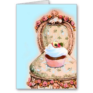 Tea Party Cupcake Design Cards