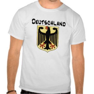 Deutschland with German Eagle T shirt