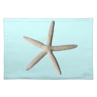 Starfish beach photo art placemats