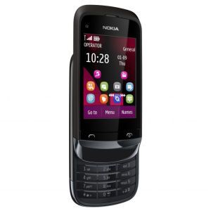 Nokia C2 02 Mobile Phone (Chrome Black)      Electronics
