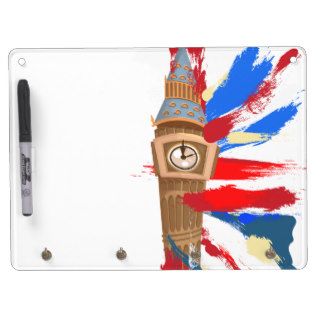 Big Ben Westminster Clock Tower Dry Erase Board