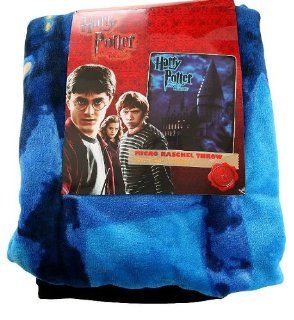 Harry Potter Deathly Hallows Hogwarts Throw Blanket Toys & Games