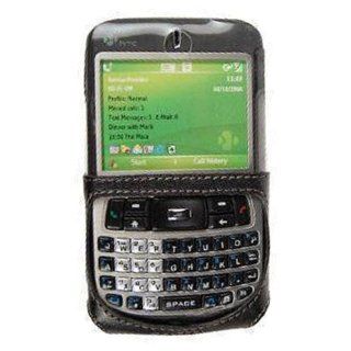 Technocel Fitted Leather Case for HTC s620 Dash   Black Cell Phones & Accessories