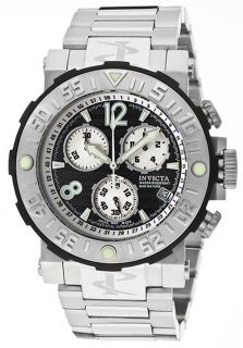Invicta 6131  Watches,Mens Reserve/Sea Rover Chronograph Black Dial Stainless Steel, Chronograph Invicta Quartz Watches