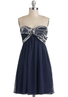 Elegance With a Sparkle Dress in Midnight  Mod Retro Vintage Dresses
