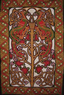 Celtic Tapestry Bedspread Wall Hang Beach Many Uses  