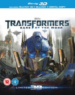 Transformers 3 Dark of the Moon 3D (3D Blu Ray, 2D Blu Ray and Digital Copy)      Blu ray