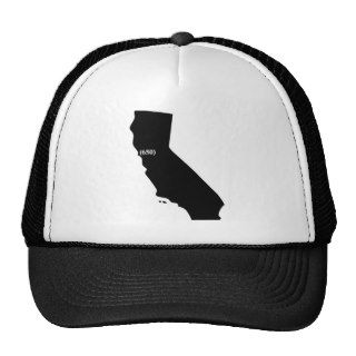 650 Area Code Tshirt, Bay Area, California Mesh Hat