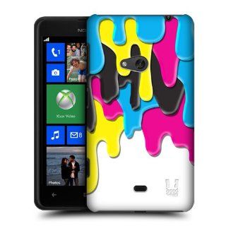 Head Case Designs Colourful CMYK Meltdown Hard Back Case Cover for Nokia Lumia 625 Cell Phones & Accessories