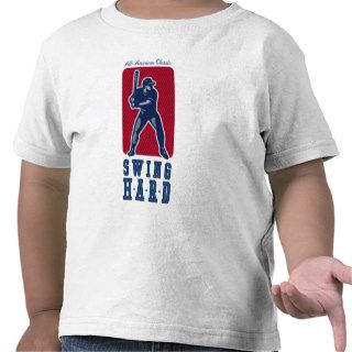 Swing Hard Baseball T shirts
