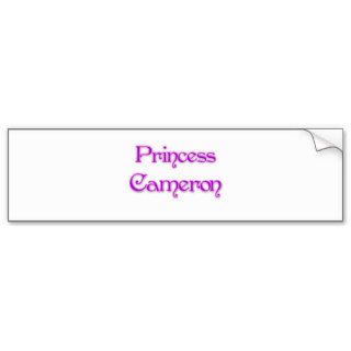 Princess Cameron Bumper Stickers