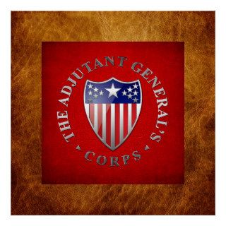 [150] AG Corps Branch Plaque [Special Edition] Posters