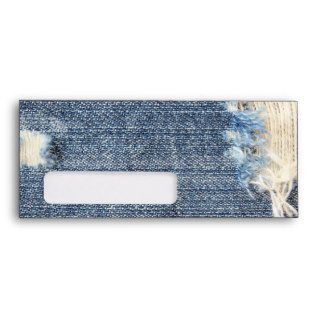 Ripped Jeans Faux Look Envelopes