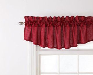 Shop Stylemaster Renaissance Home Fashion Emery Lined Insert Valance, 60 Inch by 16 Inch, Burgundy at the  Home Dcor Store