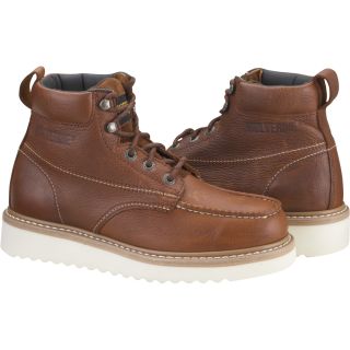Wolverine® Moc Toe Wedge Heel Work Boot — 6in., Size 11, Model# W08288  Work Boots