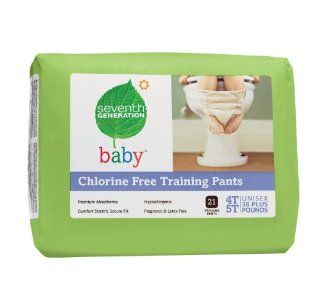 Seventh Generation Chlorine Free Training Pants, 4T 5T 21 ea Health & Personal Care